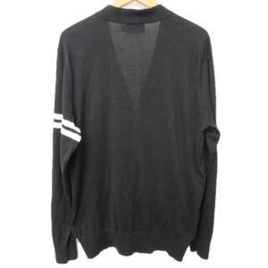 RUGBY RALPH LAUREN カーディガン コットン ジャケット 国内正規 袖ライン 長袖 黒 ブラック L 0112 IBO33