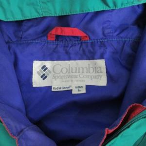 Columbia ウィンドブレーカー アウトドアジャケット ブルゾン プルオーバー 緑 グリーン系 L 0603
