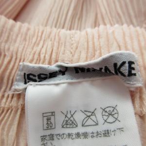 ISSEY MIYAKE プリーツ パンツ イージーパンツ フルレングス ピンク 1 約S相当 IM12FF914 ECR17 0121