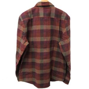 Carhartt タグ付 21AW ヘビーウェイト フランネルシャツ TW4451 ルーズフィット チェック 長袖 赤茶 ブラウン系 M 0119