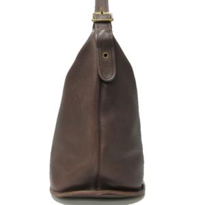 COACH 9085 オールドコーチ バケットバッグ ショルダーバッグ グローブレザー 斜め掛け ブラウン 茶 0127 ECR17