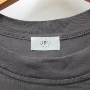 URU 22年 硫化バイオ加工 SHORT SLEEVE TEE Tシャツ 22SUC10 カットソー 半袖 グレー系 3 約L 0205