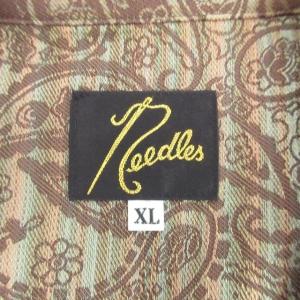 Needles 美品 近年モデル Cabana Shirt - Paisley Jq - カバナシャツ 半袖 ペイズリー柄 総柄 ジャカード