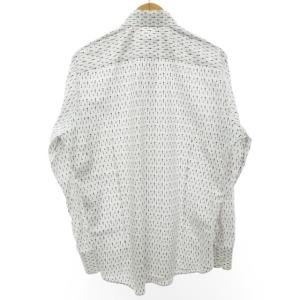 ETRO 美品 近年モデル ドレスシャツ 長袖 総柄 トランプ柄 スペード クローバー エース レギュラーカラー ビジネス フォーマル