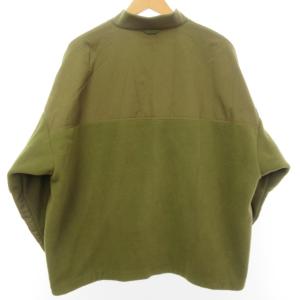 BEAMS SSZ×A.H 19AW NYPD FLEECE JACKET フリースジャケット ブルゾン ナイロン切替 カーキ系 緑系