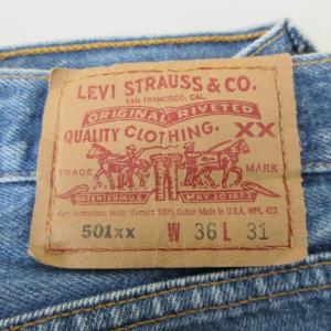 Levi's ヴィンテージ 90s 501 デニムパンツ USA製 インディゴブルー