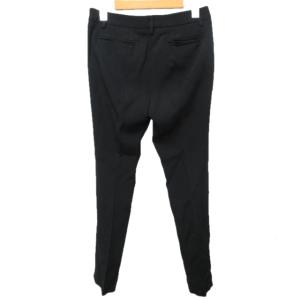 ETRO テーパードパンツ スラックス イタリア製 ストレッチ有 黒 ブラック 38 約M 0302