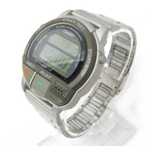 CASIO ILLUMINATOR A-V1 腕時計 ウォッチ デジタル 稼働品 シルバーカラー 0404