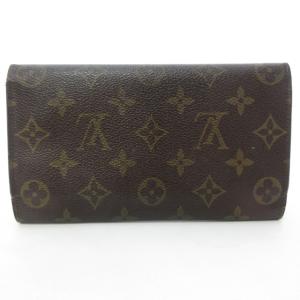 LOUIS VUITTON M61215 ポルトトレゾール インターナショナル モノグラム ロングウォレット 長財布 三つ折り財布 PVC ブラウン系