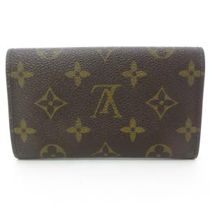 LOUIS VUITTON M61735 ポルトモネジップ モノグラム コンパクトウォレット コインケース 折り財布 小銭入れ PVC ブラウン系 茶系