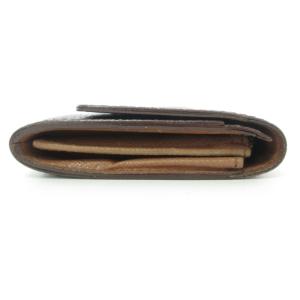 LOUIS VUITTON M61735 ポルトモネジップ モノグラム コンパクトウォレット コインケース 折り財布 小銭入れ PVC ブラウン系 茶系