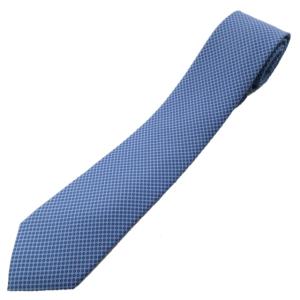 HERMES タグ付 ネクタイ CRAVATE HEAVY TWILL MIX 646058T 贈答用 プレゼント用 箱付 ビジネス BLEU