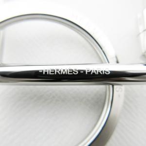 HERMES Etrier エトリエ キーリング バッグチャーム シルバー
