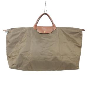 ル プリアージュ トートバッグ ボストンバッグ 大容量 ナイロン カーキ ブラウン 系 XL 0316