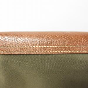 Longchamp ル プリアージュ トートバッグ ボストンバッグ 大容量 ナイロン カーキ ブラウン 系 XL 0316