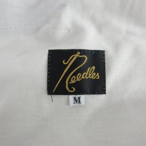 Needles 美品 Slim Jean Poly スラックスパンツ LQ173 スリムシルエットパンツ 定番 パピヨン ネイビーグレー M