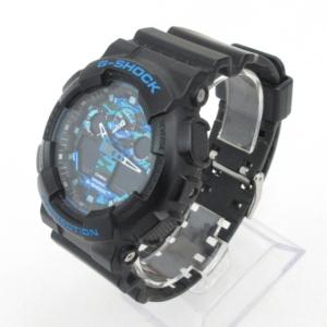 CASIO G-SHOCK GA-100CB 腕時計 ウォッチ デジアナ クォーツ ブラック ブルー 0316