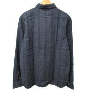 RRL ラルフローレン タグ付 近年モデル ワークシャツ 長袖 チェック柄 ネイビー系 L 0318