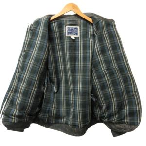 RRL INDIGO LETHER CAR COAT