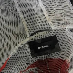 DIESEL ジップアップ パーカー フーディー ジャケット 迷彩柄 カモフラ柄 カーキ 黒 ブラック M 0323