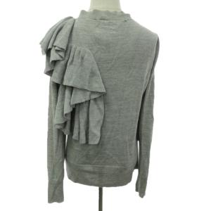 MM6 Maison Margiela ラッフル ニット カーディガン S52HA0070 羽織 長袖 グレー 灰 S 0324