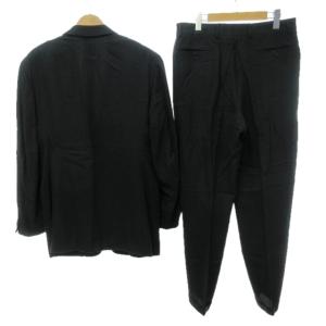 GIORGIO ARMANI セットアップ スーツ コットン 総裏 2B 紺 ネイビー 系 48 約M 0325