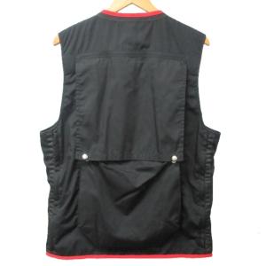 Mountain Research 美品 Trail Vest ベスト アウトドア MTR-2669 ポケット多 収納力多 ジャケット 黒 ブラック 赤 M 0326