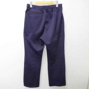 Needles 21SS ジャガード Track Pant Poly IN198 総柄 パープル S 0326