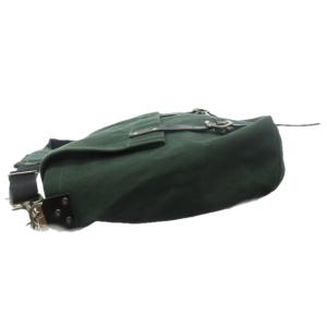 South2 West8 ショルダーバッグ メッセンジャーバッグ 斜め掛けカバン キャンバス ワンポイントロゴ レザーストラップ グリーン 緑 0415