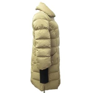 TATRAS ×ローズバッド ROSE BUD 別注 美品 ダウンコート ジャケット 袖リブ Aライン ベージュ系 01 約S相当 LTA3RB4159