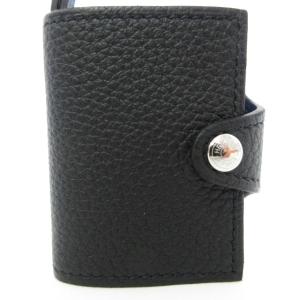 ユリス ナノ ヴェルソ バッグチャーム 付箋付き トゴ スイフト Z刻印 2021年製 ブラック