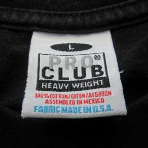 TENDERLOIN ×PRO CLUB プリント Tシャツ カットソー CAHULAWASSEE RIVER ロゴ ボックスシルエット プロクラブボディ