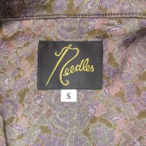 Needles 美品 19AW Classic Shirt-Cupura Jacquard クラシック シャツ 花柄 総柄 ジャカード 長袖