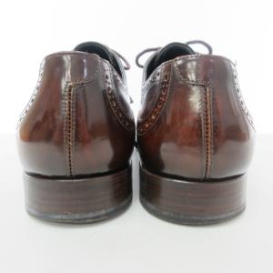 DOLCE&GABBANA レザーシューズ ビジネスシューズ 革靴 ウイングチップ メダリオン装飾 パンチング フォーマル ブラウン 茶 8 1