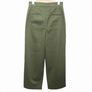 BEAMS エーケー ワン AK+1 タグ付 22AW ストレッチセミワイドパンツ スラックス OLIVE オリーブ カーキ系 36 約Sサイズ