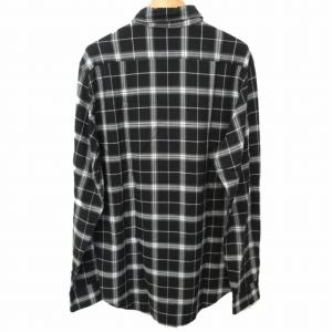 N.HOOLYWOOD 18AW チェックシャツ カットソー  長袖 ブラック 黒  42 約XLサイズ 0501