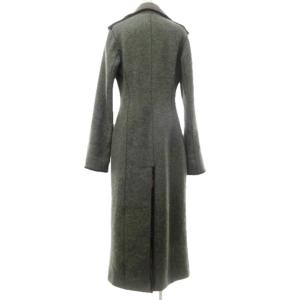 ETRO ヴィンテージ ニットコート ベロア切替 40 グレー