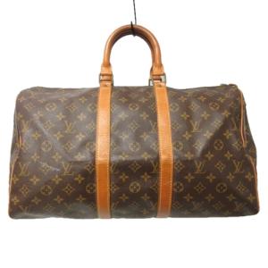 LOUIS VUITTON M41426 ヴィンテージ モノグラム キーポル50 ボストンバッグ ブラウン