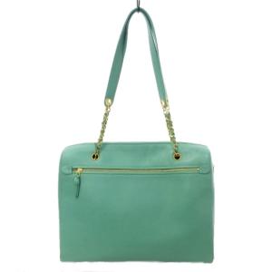 CHANEL キャビアスキン チェーン ショルダーバッグ レザー ココマーク ゴールド金具 500万番台