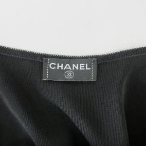 CHANEL キャミワンピース ノースリーブワンピース ドレス  ブラック