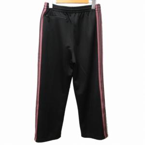 Needles 22AW TRACK PANT PO LQ229 パピオン刺繍 黒 ピンク系 XS
