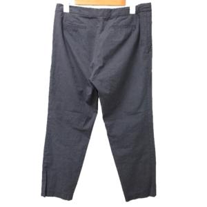 Alexander McQueen McQ ストライプ スラックス 変形パンツ 2タック ストレッチ有 紫系 パープル 白 40 約M 0716