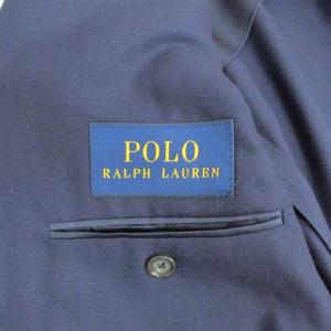 POLO RALPH LAUREN Princeton Uscpd USA製 金ボタン テーラードジャケット ブレザー 3B ネイビー