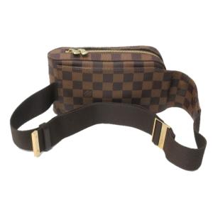 LOUIS VUITTON N51994 ダミエ エベヌ ジェロニモス ショルダーバッグ ウエストバッグ ボディバッグ ブラウン