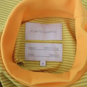 FUMITO GANRYU 極美品 FUMITO 23SS HIGH NECK LARGE T-SHIRT ハイネックラージTシャツ カットソー 半袖