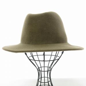 BARNEYS NEW YORK クラッシャブル 美品 フェルトハット 中折れハット ソフト帽 WATER REPELLENT ブラウン キャメル 頭周り57cm
