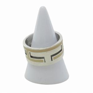 HERMES ムーブアッシュ リング Hロゴ 指輪 シルバー925 SILVER 52 銀 ベージュ