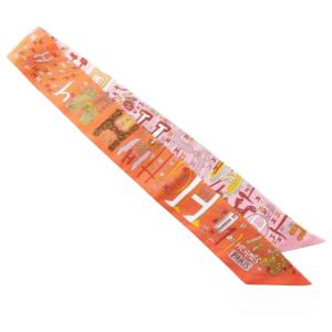 1001H 千と一のH ツイリー シルク オレンジ