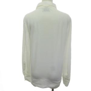 PRADA 2WAY シャツ ロンT カットソー イタリア製 袖襟取り外し可能 長袖 白 ホワイト XS 165
