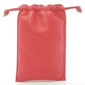 HERMES ポシェットピロー PM ポーチ 小物入れ ケース アニョーミロ ラムスキン レザー ピンク系